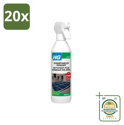 Produktbild von 20 x HG Zonnepanelen Reiniger - 0,5 l - Vorratspackung - 20 Stücke
