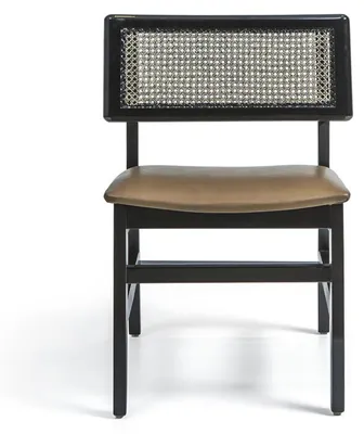 Produktbild von Esszimmer Stuhl Schwarz Holzstuhl Neu Möbel Polster Sitz Design Modern