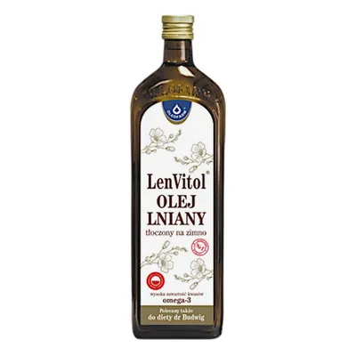 Produktbild von Lenvitol kaltgepresstes Leinöl 500ml OLEOFARM