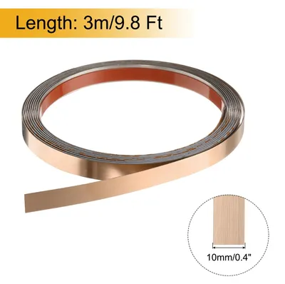 Produktbild von Zierleisten Selbstklebend Edelstahl mit Handschuh Wandleisten Selbstklebend Deckenleisten Selbstklebend Zierleiste fš¹r Wandspiegel Wohnkultur 3 x 10 mm Gebš¹rstetes RosšŠgold