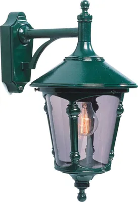 Produktbild von Konstsmide Virgo Down grün lackiertes Aluminium, rauchfarbenes Acrylglas, Hand EU 568-600