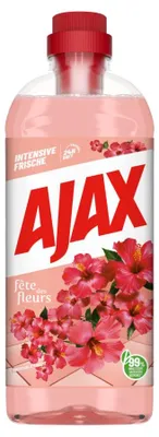 Obrázek produktu pro Univerzální čisticí prostředek Ajax s vůní květů ibišku 1 litr - 100% čisticí síla (1 balení)