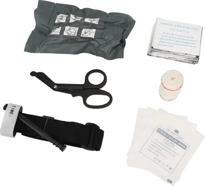 Obrázok produktu pre Emergency Bandage Kit Multifunctional Tourniquet Israeli Bandage Scissors Blanket Gauze Pad Trauma Kit for Outdoor Emergency Configuration