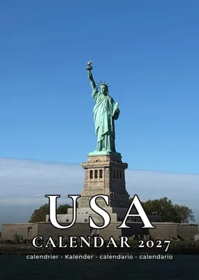 Zdjęcie produktu dla Kalendarz na rok 2027, format A3, USA