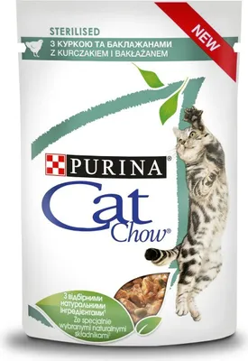 Produktbild von CAT CHOW STERILISED GiG Huhn Aubergine in Sauce 85
