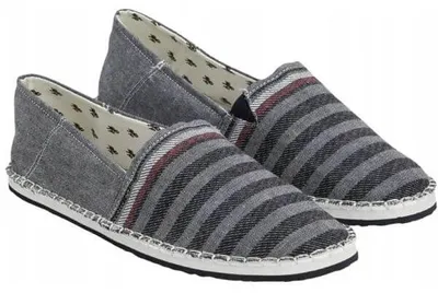 Zdjęcie produktu dla ESPADRYLE MĘSKIE TOMMY HILFIGER XM0XM01578 GRANATOWO-SZARE - Shoes: 40