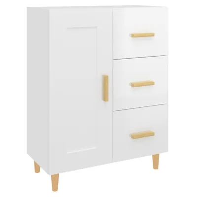 Produktbild von Sideboard Hochglanz-Weiß 69,5x34x90 cm Holzwerkstoff