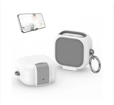 Produktbild von INF Silikon Schutzhülle Galaxy Buds4 7.5cmx5.1cmx2.6cm Stoßschutz Alltag Weiß