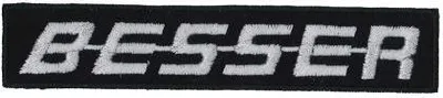 Produktbild von Aufnäher Patches Besser Gr. ca. 13 x 2,5 cm  07533