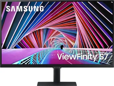 Produktbild von Samsung LS27A704NWU, 68,6 cm (27"), 3840 x 2160 Pixel, 4K Ultra HD, LCD, 5 ms, Schwarz