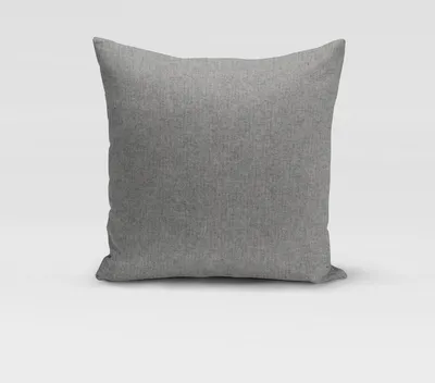 Produktbild von SCHÖNER LEBEN. Kissenhülle Leinenlook meliert uni dunkelblau Größe 60x60cm (HxB) 60x60cm (HxB) Größe