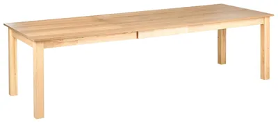 Produktbild von BELIANI Konferenztisch Helle Esche MDF-Tischplatte Holzoptik Ausziehbar 180/280x100 cm Rechteckig mit Holzbeinen Moderner Homeoffice Besprechungstisch