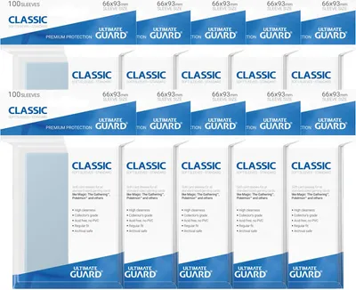 Produktbild von 1000 Ultimate Guard Card Sleeves Schutzhüllen Sleeves (66x93mm)