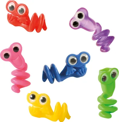 Produktbild von EDUPLAY 130265 Stiftemonster mit Wackelaugen, 5 x 2 cm, 12-teilig (Farbe zufällig, 1 Set)