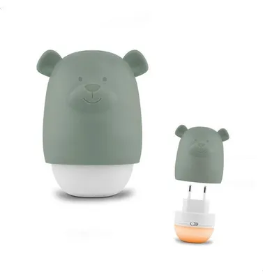 Immagine prodotto di Luce notturna Zazu, Benny l'orso, verde, LED, luce d'ambiente per la cameretta dei bambini