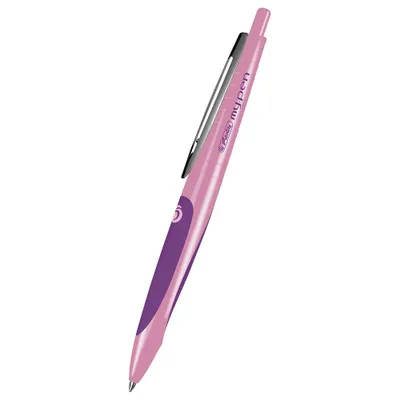 Imagen del producto de Herlitz my.pen, Spona, Bolígrafo retráctil con clip, Recargable, Azul, 1 unidad