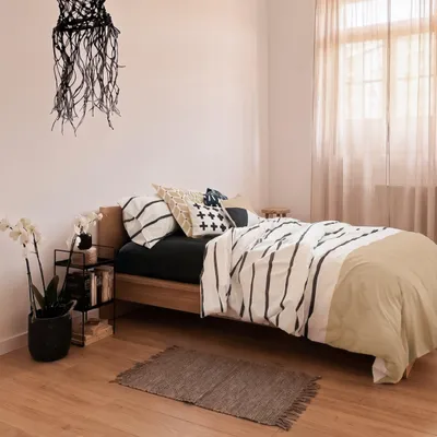 Produktbild von Blush sand Bettbezug  200 x 200 cm 100% Baumwolle Hergestellt in Europa