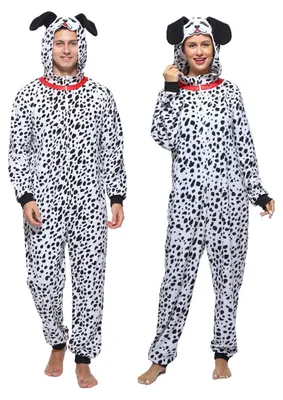 Productafbeelding van Damespyjama in de vorm van een Dalmatier, met capuchon