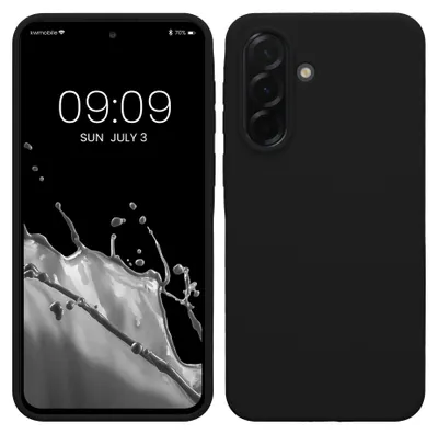 Produktbild von kwmobile Handyhülle für Samsung Galaxy A37 5G Hülle - Case Silikon - Kabelloses Laden - Schutzhülle Cover in Schwarz