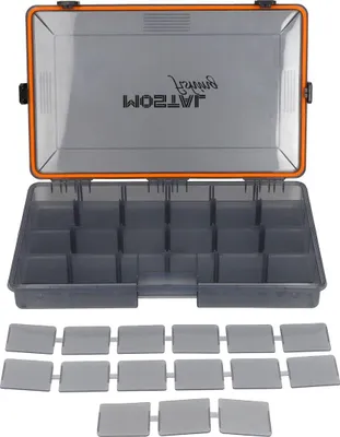 Produktbild von Mostal Tackle Box L 35,5x23x5cm Köderbox Kunstköderbox Angelzubehör-Box