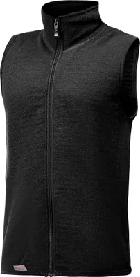 Produktbild von Woolpower Vest 400 Strickweste / Merino Weste Black Größe L