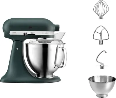 Obrázok produktu pre KitchenAid Artisan, Stojaci mixér, Čierna, Tlčenie, Hnetenie, Miešanie, 1 m, 4,8 L, Pebbled Palm