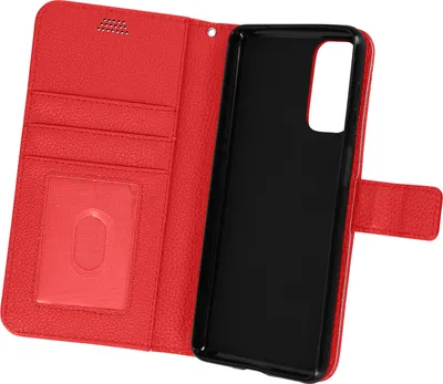 Immagine prodotto di Custodia in ecopelle per Samsung Galaxy M52 5G con slot per carte - rosso
