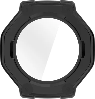 Produktbild von INF Integrierte Schutzhülle für Amazfit T-Rex 3 - Schwarz PC + Panzerglas