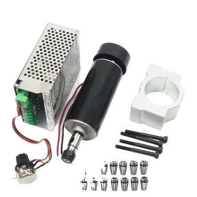 Zdjęcie produktu dla Silnik wrzeciona frezującego CNC 500 W, wysoka prędkość 2000-12000 obr,