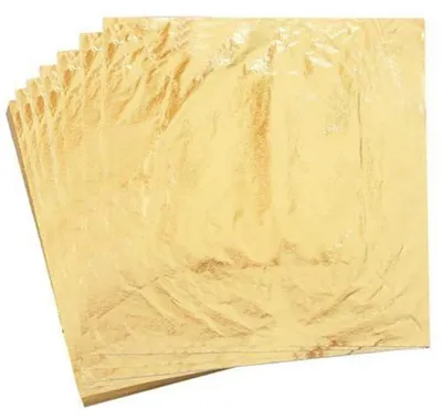 Productafbeelding van Imitatie bladgoud, 100 vellen, 16x16 cm, koper, voor kunst en knutselen