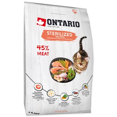 Obrázok produktu pre Sterilizovaný losos pre mačky 6,5 kg
