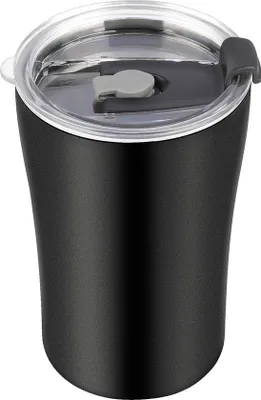 Image de Tasse à café à double paroi, 260 ml, noire