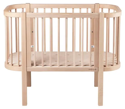Produktbild von Sebra Bedside Crib – Wooden Edition | Holzwiege