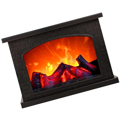 Produktbild von Elektrischer Kamin ohne Holz, schafft beruhigende Atmosphäre, inkl. 1 m USB-Kabel , perfektes Geschenk für Einweihung, Geburtstag oder Weihnachten