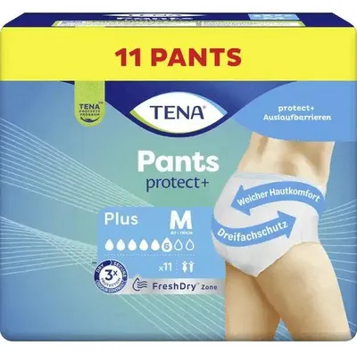 Produktbild von TENA Pants Plus Inkontinenzpants – Größe M – 11 Stück