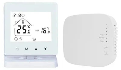Zdjęcie produktu dla Inteligentny termostat WiFi - Bezprzewodowy termostat do centralnego ogrzewania - Sterowanie za pomocą aplikacji