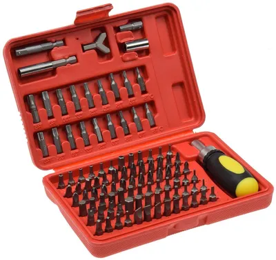 Produktbild von ChiliTec Bitsatz Multi Box 101 100 Bits und Ratschen-Schraubendreher