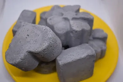Schwarze Tonformen, 500 g, natürliche Tonerde für Töpferei