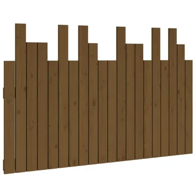 Produktbild von vidaXL Wand-Kopfteil Honigbraun 127,5x3x80 cm Massivholz Kiefer