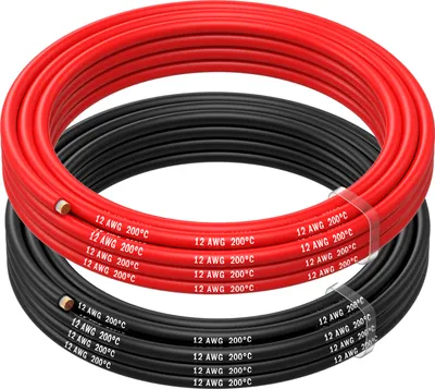 Produktbild von MMOBIEL 12 AWG Silikon Elektronik Kabel - 12 Gauge Verzinnte Kupferkabel 2.5 m