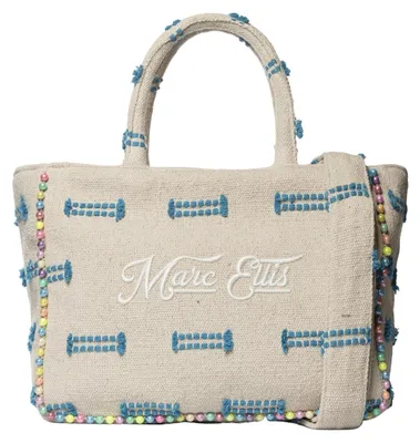 Immagine prodotto di Borsa a mano da donna, marca Marc Ellis, in poliestere multicolore, con tracolla removibile
