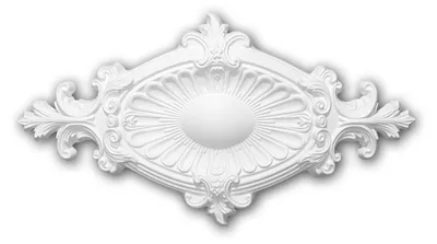Immagine prodotto di Rosone da soffitto Profhome 156043 stile neo impero 58,5 x 31,5 cm