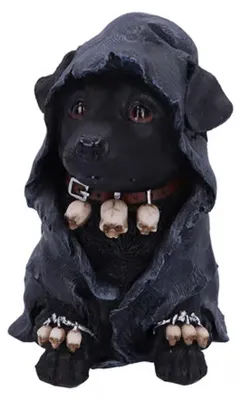 Produktbild von Nemesis Now - "Reapers Canine" Hund Figur CD2574 (17 cm) (Schwarz)