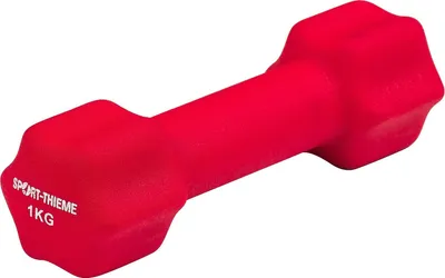 Produktbild von Sport-Thieme Fausthantel "Neopren", 1 kg, Rot