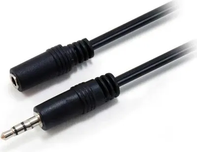 Image de Equip Audiokabel 3.5mm        St/Bu            2.50m schwarz Polybeutel