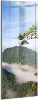 Produktbild von Designer Glasbild - Wandbild - Glas Bild - 50x125 cm - Sokolica Wierch Im Pieniny-Gebirge