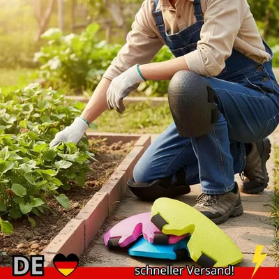 Produktbild von Große Garten-Knieschützer für Arbeitsversicherung: Verdickt Verschleißfest