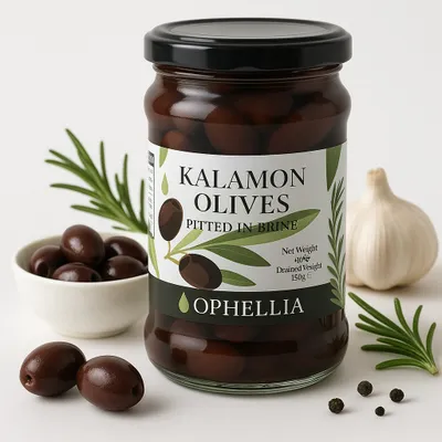 Produktbild von Ophellia Entkernte Kalamata Oliven in Salzlake 300 g
