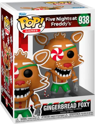 Produktbild von Five Nights at Freddy's - Gingerbread Foxy 938  - Funko Pop! Vinyl Figur