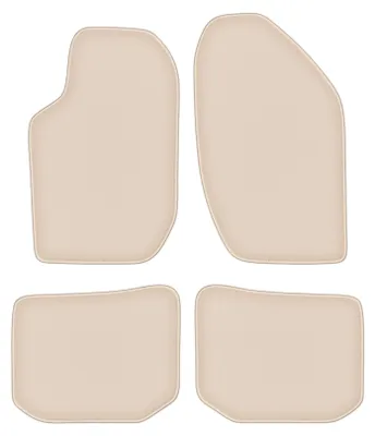 Produktbild von DURBAN Beige Velours-Fußmatten-Set für Alfa Romeo 164 Limousine (1988-1997)